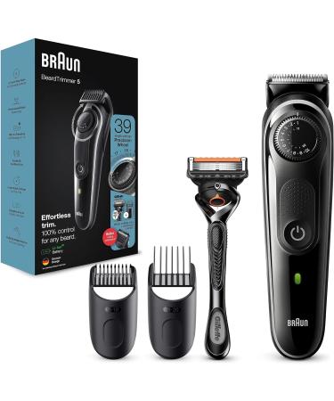 Procter Gamble Braun Beard Trimmer 5 BT5342 beard trimmer for men facial hair reliable blades 39 length settings blackgray - Buy Online on GoSupps.com