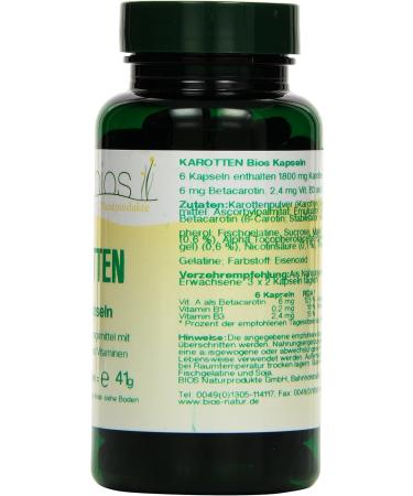 Organic Carrots Capsules - 100 Count (1 x 55g) | Pure Health Supplements for All-Natural Wellness - Buy Online on GoSupps.com