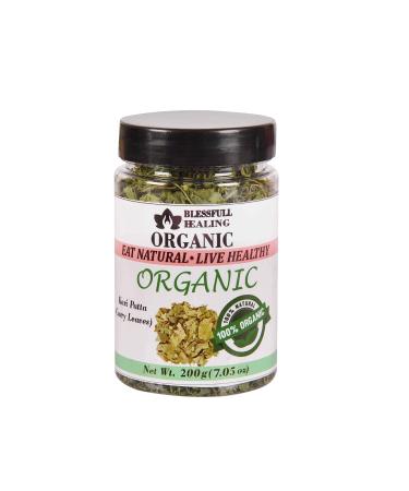 Blessfull Healing Organic Kari Patta (Curry Leaves) 200 Gram Airtight Container (Packing May Vary) 200 Gram 7.05 oz