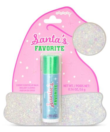iscream Santa's Favorite Cherry Scented Holiday Lip Balm Santa's Favorite Balm