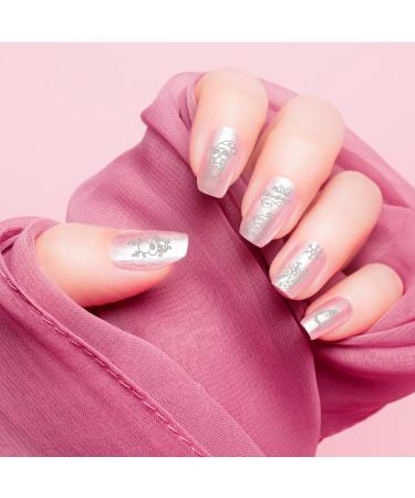 POPETPOP 4 Sets nail print template nail art stamping plates nail art equipment nail stamping stencils christmas nail DIY nail art tools Nail Polish Kit gel kit blush Stainless steel sponge - Buy Online on GoSupps.com