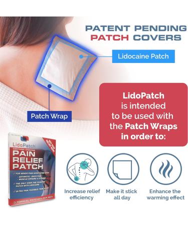 LidoPatch 3-Pack | Maximum Strength Lidocaine Patch for 12-Hour Numbing Pain Relief - Buy Online on GoSupps.com