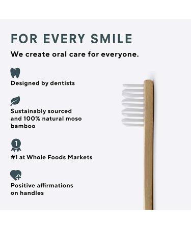 PLUS ULTRA Kids Bamboo Toothbrush - Eco-Friendly, Biodegradable, BPA-Free Soft Bristles - Buy Online on GoSupps.com
