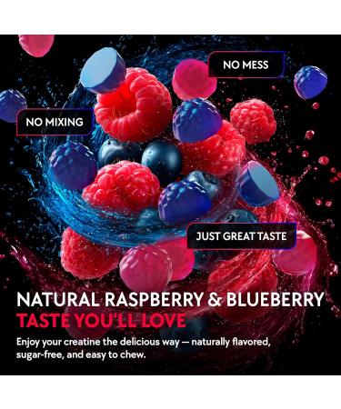 Creatine Monohydrate Gummies Complex 5000 MG for Men & Women, Preworkout Gummy with BCAA, L-Carnitine, Taurine & Vitamin B12 for Muscle Growth, Strength & Energy Support , Flavored and Chewable - Buy Online on GoSupps.com