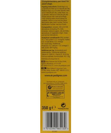 Pedigree Dog Treat Milky Biscuits 350g - Buy Online on GoSupps.com