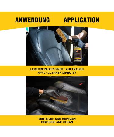 Macari Leather Cleaner 500ml - Premium Cleaner for Car Seats Furniture Jackets Handbags & Shoes | International Shipping - Buy Online on GoSupps.com
