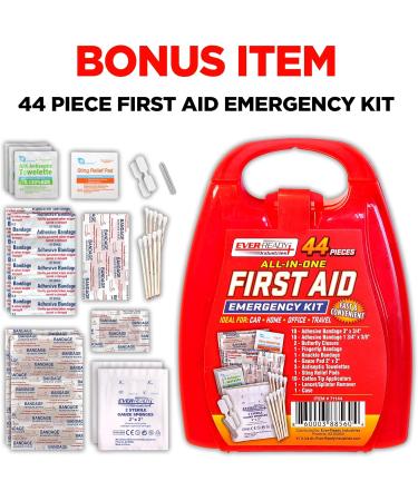 Ever-Ready Premium Trauma First Aid Kit - 240 Pieces for Home Workplace & Outdoor | OSHA & ANSI Compliant | Bonus Travel Kit Included - Buy Online on GoSupps.com