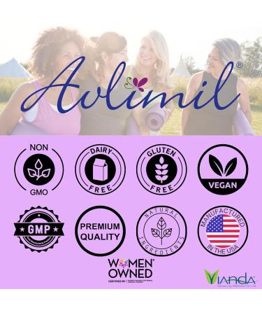 Avlimil Hormone Balance & Menopause Relief - Mood Swings Hot Flashes Night Sweats | 3-Month Supply with Isoflavones Black Cohosh & More - Buy Online on GoSupps.com