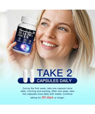 VEX Brain Supplements for Memory and Focus Contain Vitamin B12 folic Acid acetylcysteine Purslane Lion's Mane Mushroom and Ginkgo biloba extracts for Brain Health 60 Capsules - Buy Online on GoSupps.com