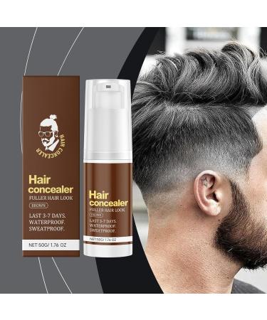  Dgayaeic Brown Sambypcelor 50g Hair Concealer Root Powder Instant Hair Thickening & Touch-Up Easy Application Non Sticky Hair Fibers for Lightening Hair and Spots - Buy Online on GoSupps.com