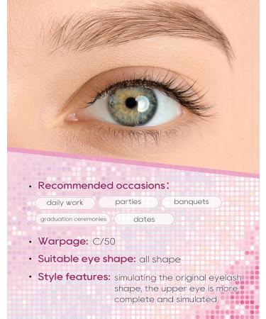 Buy 7 Pairs of Frihappy Cat Eye Mink Lashes - Natural Wispy & Fake Eyelashes for Stunning Looks - Buy Online on GoSupps.com