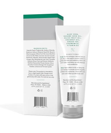 Scalp & Body Scrub - Exfoliating Sugar Scrub with Green Tea & Coconut Oil for Hair Face & Body - 6 oz - Buy Online on GoSupps.com