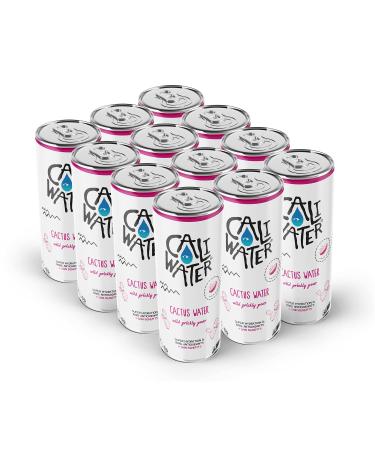 Caliwater Organic Wild Prickly Pear Nopal Cactus Water with Rare Antioxidants + Electrolytes for Hydration and Recovery, Plant-Based, Non-GMO, Non-Carbonated, 12 fl oz Cans (Pack of 12) Wild Prickly Pear 12 Fl Oz (Pack of 12) - Buy Online on GoSupps.com