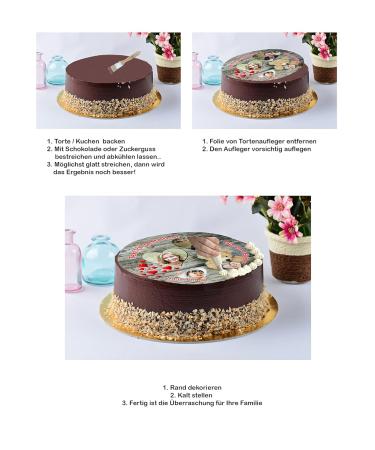 Edible Cake Photo - Combine Harvest Tractor Design | Super Quality Birthday Cake Decoration 20cm - 03502 - Buy Online on GoSupps.com