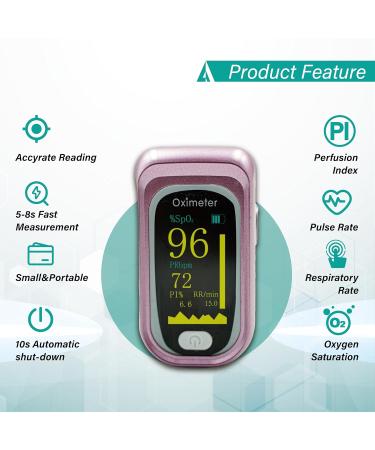 Buy Pulse Oximeter Fingertip - Accurate Oxygen & Heart Rate Monitor with OLED Screen | Fast SpO2 Reading | Ideal for Sports & Aviation | Ships Internationally - Buy Online on GoSupps.com