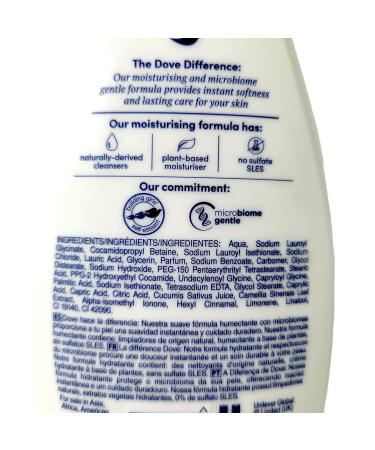 Dove Nourishing and Restore Body Wash 16.9oz - Go Fresh Cucumber & Green Tea - Buy Online on GoSupps.com