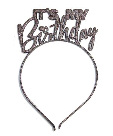 RhinestoneSash Black Multi Sparkle Unisex Birthday Tiara Headband - Women's Birthday Gift, Over the Hill Tiara, Party Supplies & Decorations - Buy Online on GoSupps.com