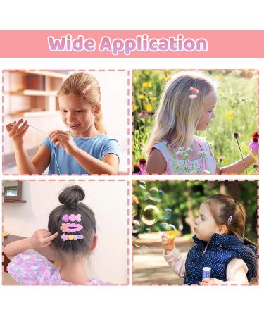 Mezrkuwr 28 Pieces Girls Hair Clips Girls Hair Accessories for Girls Cute Candy Color Kids Hair Clips for Girls Pink Hair Accessories for Women Girls - Buy Online on GoSupps.com