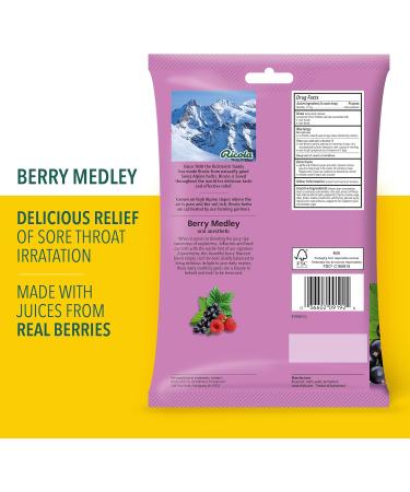 Ricola Berry Medley Lozenge 45 CT - Soothing Herbal Relief for Cough and Throat Irritation - Buy Online on GoSupps.com