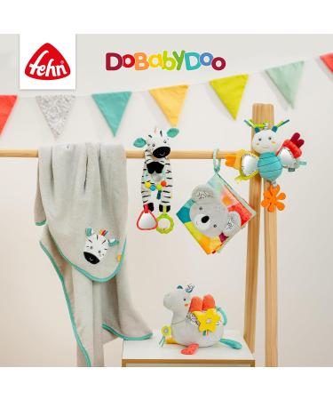Fehn Baby Koala Fabric Book - Engaging Baby Toy with Squeak Rattles & Crinkle Paper | Soft Sensory Book for Babies 3+ Months - Buy Online on GoSupps.com