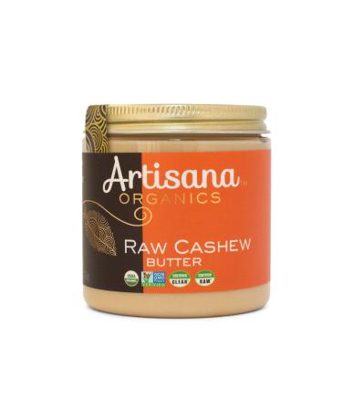 Artisana Organics Raw Cashew Butter - No Sugar Added, Vegan and Paleo Friendly, Non GMO, 9.5oz Jar 9.5 Ounce (Pack of 1)