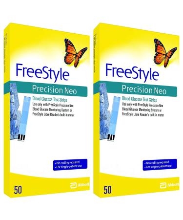 Blood Glucose Test Strips 'Freestyle Precision Neo' - 50 Test Strips (Pack of 2) (2)