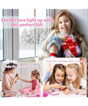 BATTOP Kids Nail Polish Set for Girls | Nail Art Kit Ages 7-15 | 3 in 1 Pen Combo with Glitter & 3D Decorations - Buy Online on GoSupps.com