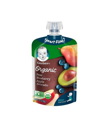 Gerber Organic 2nd Foods Baby Purees Variety Pack - 18 Count, 3.5 oz Fruit & Veggies - Buy Online on GoSupps.com