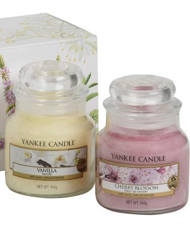 Yankee Candle Cherry Blossom Scented Candle - Small Glass 30 Hour Burn Time | International Shipping Available - Buy Online on GoSupps.com