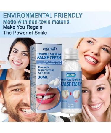 Temporary Tooth Filling Kit for Missing or Broken Tooth Repair | Moldable False Teeth Replacement Solution - Buy Online on GoSupps.com