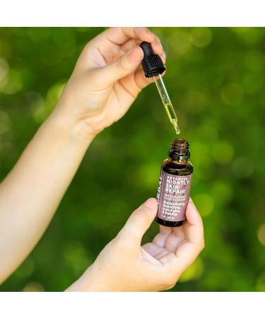 Ora's Amazing Herbal Advanced Nightly Repair Tamanu Oil Blend with Pomegranate Rosehip Carrot Seed Essential Oil Vegan Face Serum Retinol Free Anti-aging Face Oil Plastic Free 1 oz Advanced Nightly Repair Earthy Tam  - Buy Online on GoSupps.com