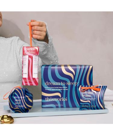 This Works Dream to Sleep Gift Set - Deep Sleep Pillow Spray Shower Gel and Deep Sleep Body Cocoon Body Lotion - Self Care and Sleep Gifts for Women Dream to Sleep Gift Set 2024 - Buy Online on GoSupps.com