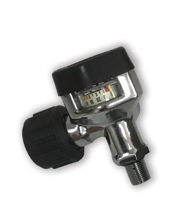 Acecare PCP Air Rifle 4500 psi Composite Tank Valve with Gauge Paintball M18*1.5 - Buy Online on GoSupps.com