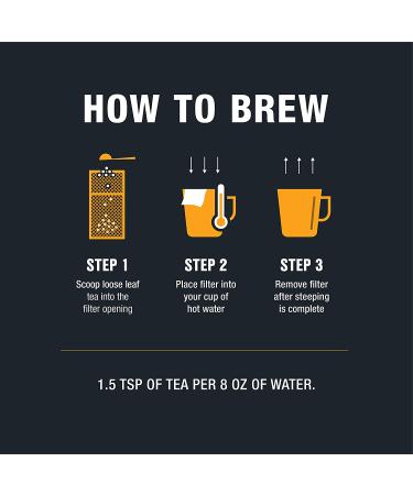 Tiesta Tea - 100 Count Disposable Loose Leaf Tea Filters | Eco-Friendly, Unbleached Paper Infusers for Hot & Iced Tea - Buy Online on GoSupps.com