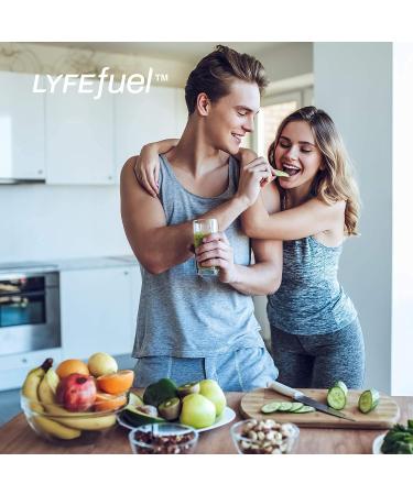 LyfeFuel Meal Replacement Shake - Plant-Based Nutrition with Vegan Protein, Superfoods, and Whole Food Nutrients - Vanilla Flavor (24 Servings) | Dairy-Free, Keto, Low Carb, Soy-Free, Gluten-Free - Buy Online on GoSupps.com