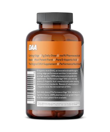 Buy DAA D-Aspartic Acid 3g Daily Dose - 30 Day Supply (120 Capsules) | Boost Testosterone Naturally - International Shipping Available - Buy Online on GoSupps.com