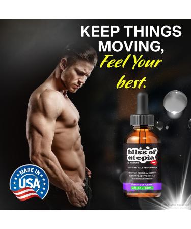 Bliss of Utopia Drops Original Liquid Formula with a Premium Natural Blend to Help Support Daily Energy & Everyday Performance | Just a Few Easy Drops to Keep You Going (30 Servings) - Buy Online on GoSupps.com