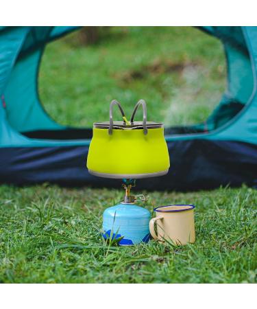 Camping Kettle - Collapsible 1 Liter Capacity for Hiking & Backpacking | Includes Silicone Trivet | Outdoor Cooking Gear - Buy Online on GoSupps.com