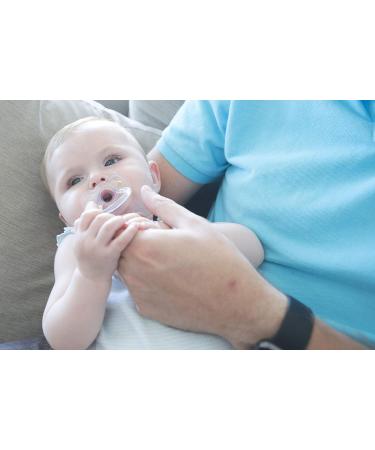 Joovy Silinoogie Baby Pacifier - Super Soft, Dishwasher Safe Silicone Design with Night Glow PPSU Color Insert - Buy Online on GoSupps.com