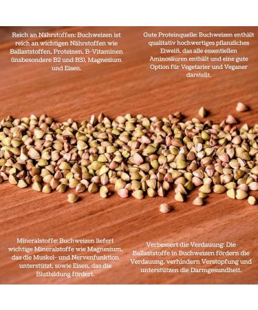 Premium Organic Buckwheat 3000g | Natural Health Power | Sustainably Grown Superfood - Buy Online on GoSupps.com