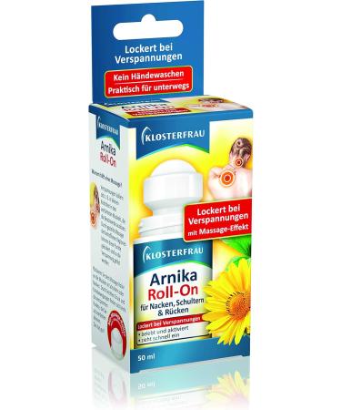 Klosterfrau Arnica Roll-On (Pack of 2) | Relieves Tension & Muscle Pain | 2 x 50 ml - Ideal for Relaxation & Massage - Buy Online on GoSupps.com