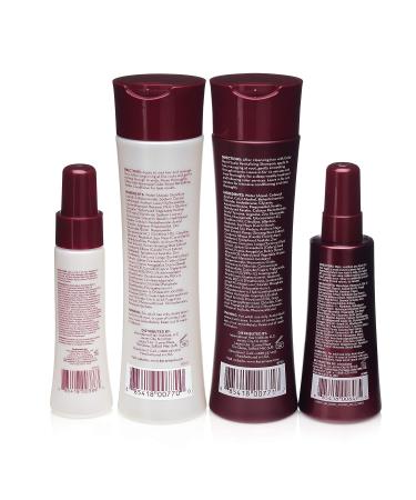 Keranique Thicker Fuller Hair System - 60 Days w/ Keratin Shampoo, Conditioner, Boosting Serum, & Repair Treatment - for Colored Thinning Hair - Paraben/Sulfate Free - Buy Online on GoSupps.com