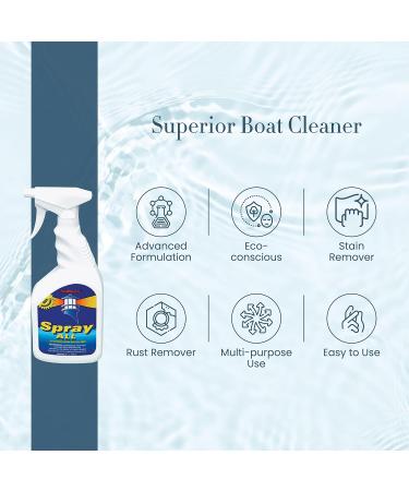 Sudbury Spray All - All-Purpose Boat Cleaner & Black Streak Remover | 32 oz - Essential Marine Cleaning Spray for Stains & Rust - Buy Online on GoSupps.com