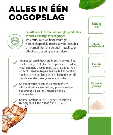 VitamineVersand 24 Collagen Plus 500 g powder with MSM glucosamine HCL hyaluronic acid frankincense extract 100 bioactive collagen hydrolyzate peptides collagen type 1 2 & 3 Cola flavor - Buy Online on GoSupps.com
