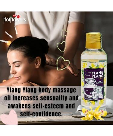 Buy HOT Flowers Sensual Massage Oil Set - Moisturizing Body Oil for Women & Couples | International Shipping - Buy Online on GoSupps.com