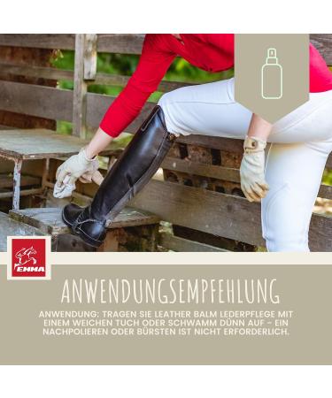 Emma Leather Fat Colorless - Premium Leather Care Balm & Cleaner for Smooth Leather Saddle Shoes & Sofas - 200ml - Buy Online on GoSupps.com