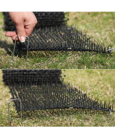 Hmyomina 8.2 FT Cat Scat Mat - Plastic Deterrent Mat with Spikes | Includes 6 Staples | Black - Buy Online on GoSupps.com