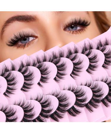 Cluster Lashes D Curl Individual Lashes 9-16MM Lash Clusters Wispy Eyelashes Individual Cat Eye Lashes 3D Fluffy Eyelash Clusters 9 Pairs Strip Lashes by wtvane - Buy Online on GoSupps.com