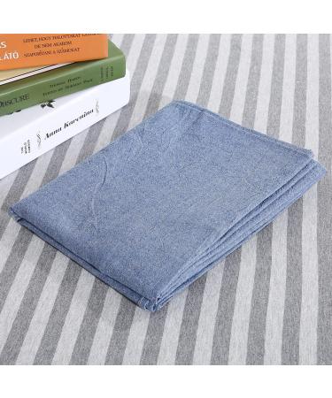 Verdant Touch Bed Sheet Cover Massage Spa Couch Cotton Bed Sheet with Face Breathing Hole Navy Blue