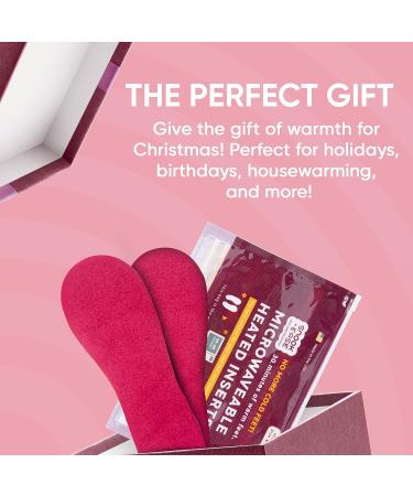 Snook-Ease Heated Insoles - Foot & Toe Warmers for Women | Reheatable & Washable | Fits All Footwear | Microwavable Inserts - Buy Online on GoSupps.com